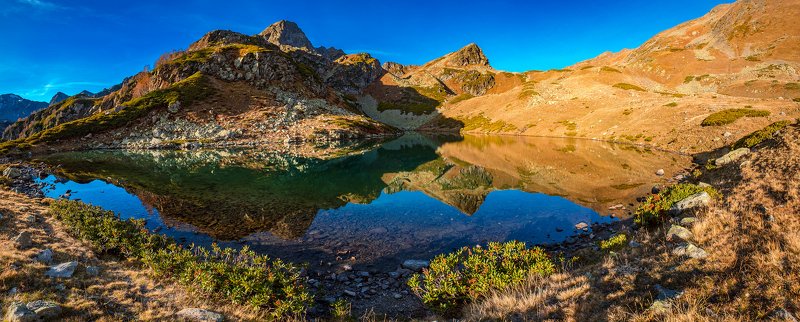 пейзаж горы архыз озёра Дневное озеро под перевалом Боковойphoto preview