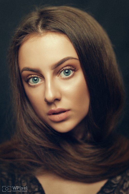 portrait women eyes brunette women by wpixel (More Than Beauty)photo preview