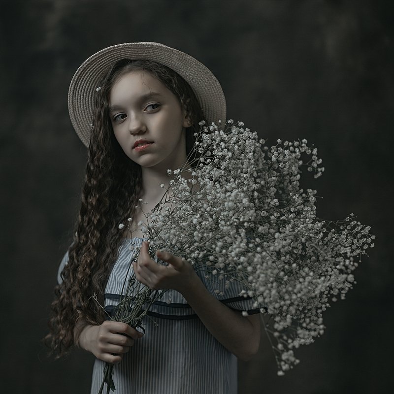 girl, flowers, шляпа, девушка, цветы, девочка, портрет Tanyaphoto preview