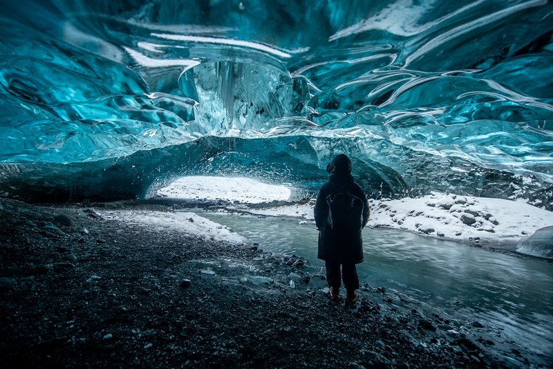 iceland, ice, cave, vatnajökull Iceland ice cavingphoto preview