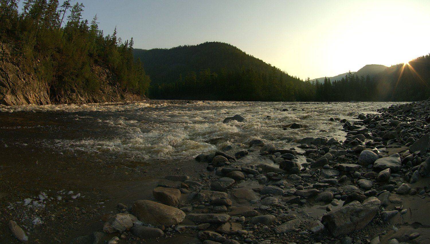 тайга, река, пейзаж, амурская тайга, rizhickh, rizhickh