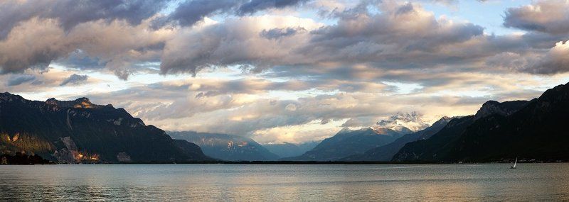 Сентябрьский вечер на Женевском озереphoto preview