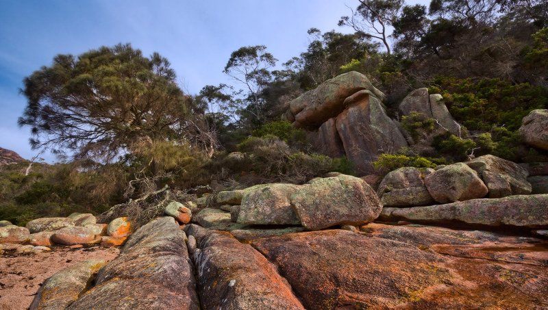 tasmania, sleepy bay О спящих камнях.photo preview