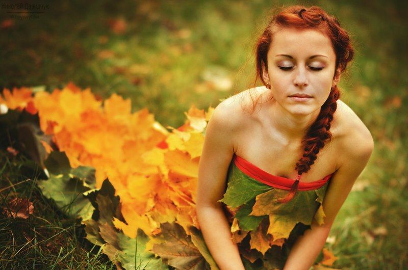 Платье со слов осени...photo preview