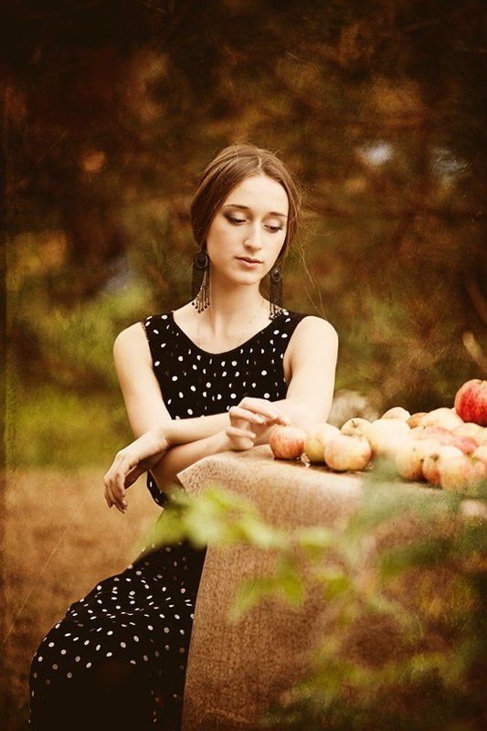 портрет,девушка,осень ***photo preview