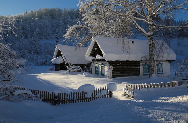 кузбасс, горная шория, снег, зима В сибирских снегахphoto preview
