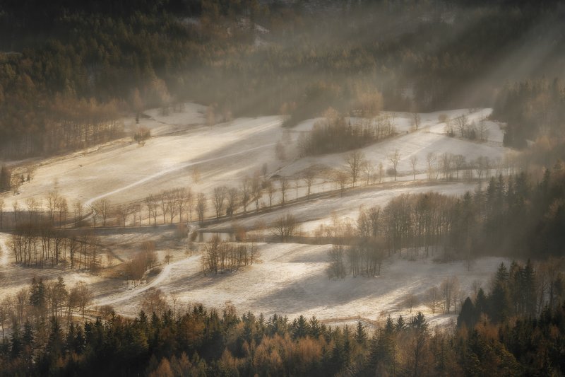 mountains, winter, poland, sunset, snow, landscape Winter morningphoto preview