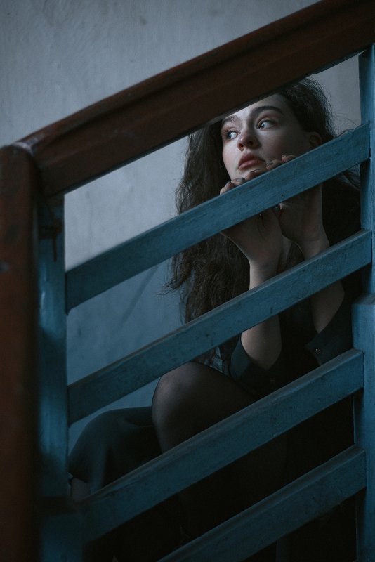 девушка, портрет, художественная фотография, живописный портрет Литературный подъездphoto preview