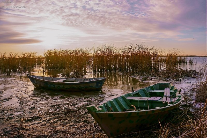 пейзаж,рассвет,утро,река,мёртвый донец, Раннее утро...photo preview