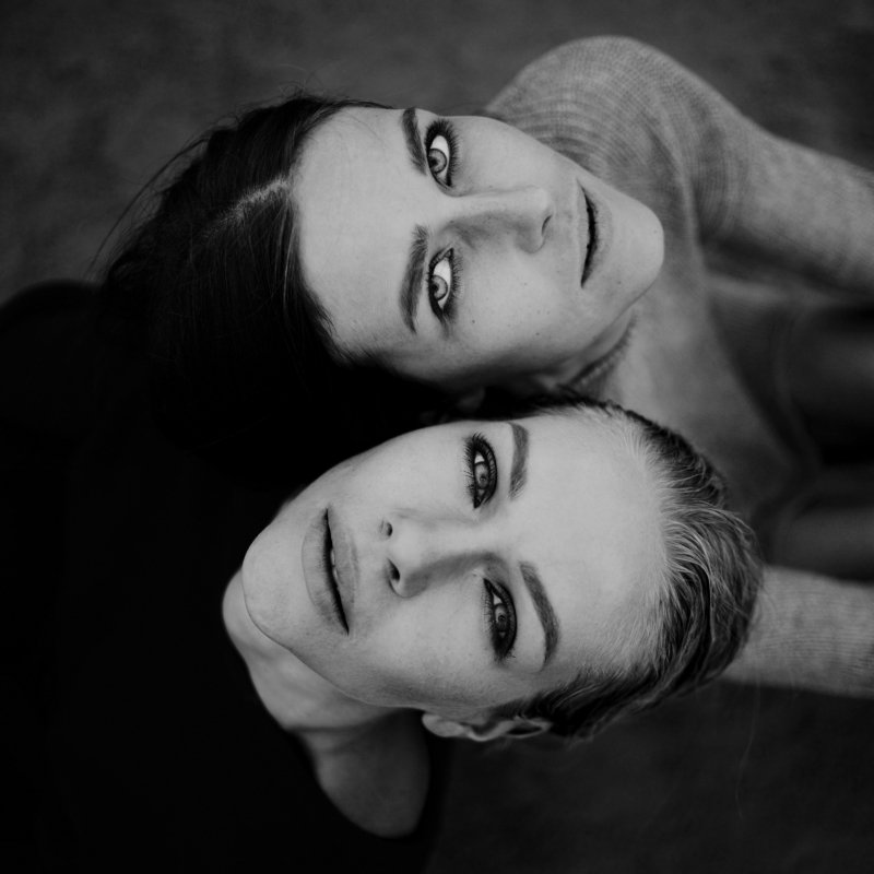 глаза, чб, портрет, сёстры Инь Яньphoto preview