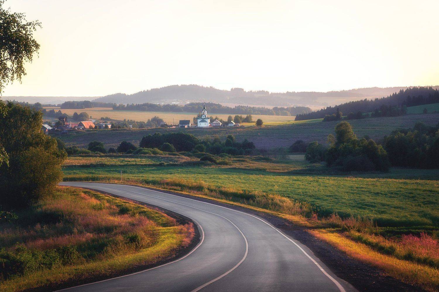 Село Бым. Автор: Кирилл Кузнецов пермский край,осень, бым, россия, церковь, Кирилл Кузнецов