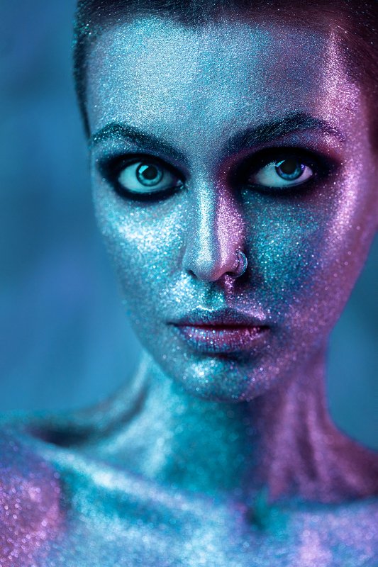 ALIEN GLITTER MIXED LIGHT COLOR LIGHT SHINE Lost in spacephoto preview