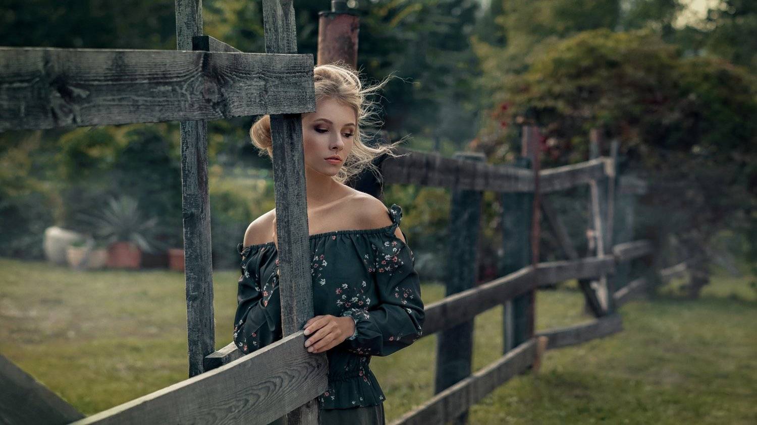 Девушка Красота Лето Ветер Стиль Взгляд Природа Портрет , Юрий Захаров