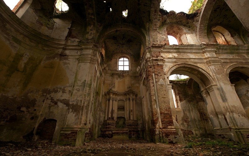 костел духовность  Руины фото превью