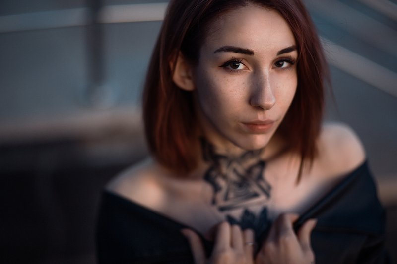 girl, tatoo, девушка, татуировка, осень, лето, цвет Elinaphoto preview