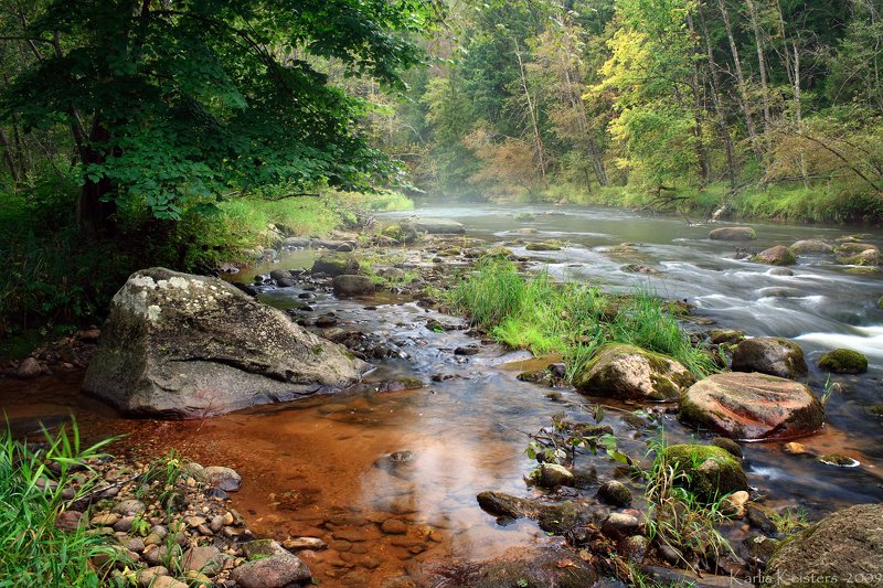 Утро на реке фото превью