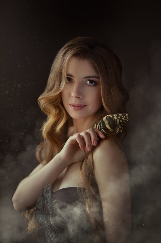 бабочк, портрет, арт , женщина Бабочкаphoto preview