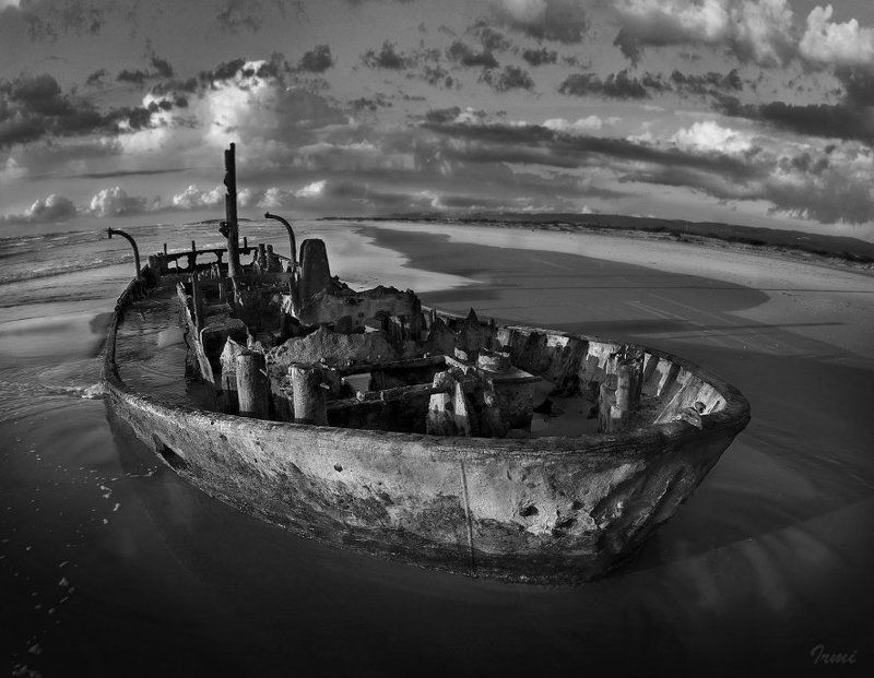 корабль, море, небо Одиночествоphoto preview