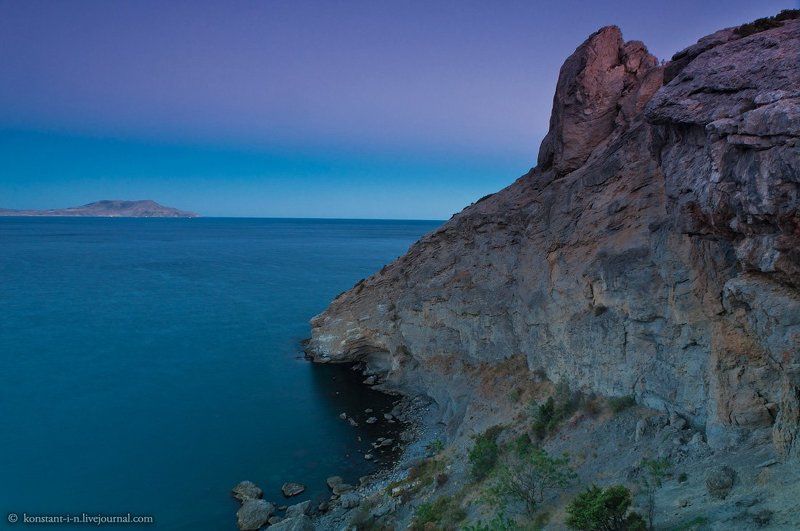 пейзаж, море, закат Закат на мысе Капчикphoto preview