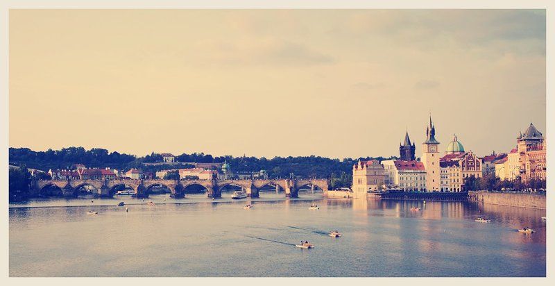 prague, praha, bridge, karlov, most, river, castle Карлов мостphoto preview