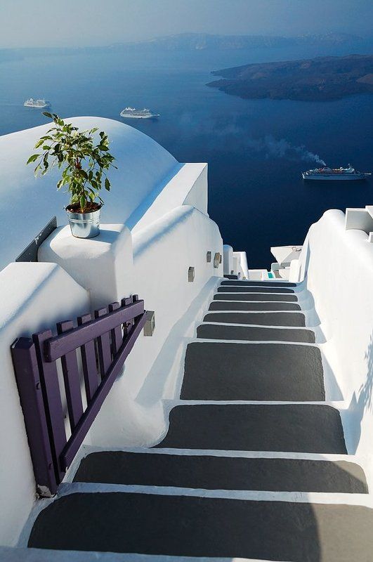 лестница, санторини, греция Лестницы Санториниphoto preview