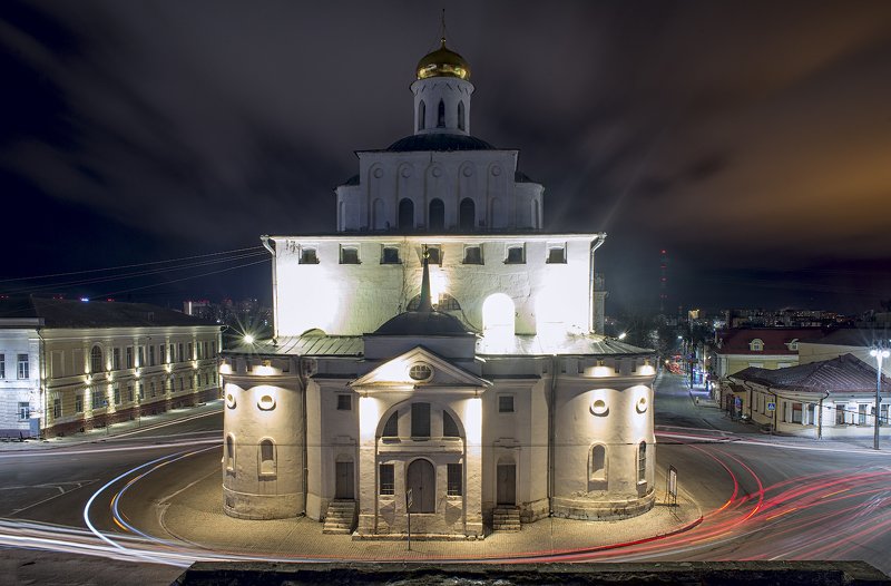 владимир ,ночь ,город Владимир.photo preview