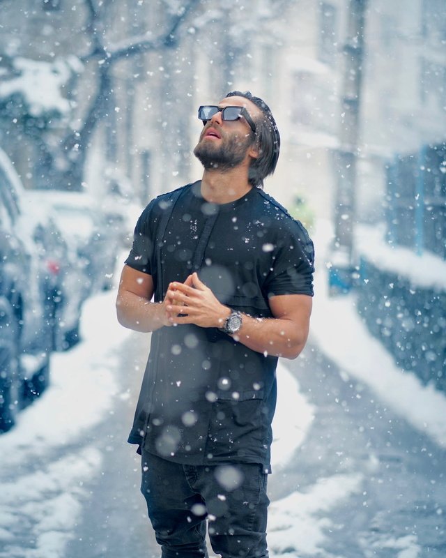 #portrait #male #snowing #photography #style #fashion Snowingphoto preview