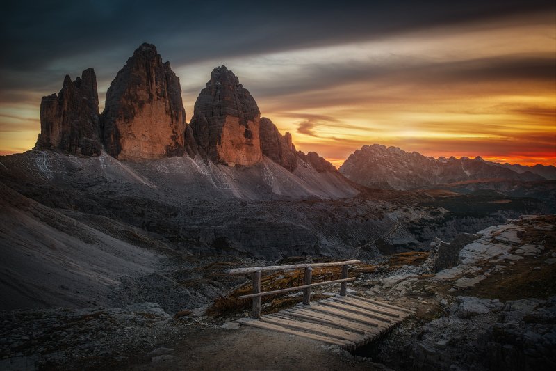 альпы италия доломиты тре-чиме Горный массив Тре-Чиме-ди-Лаваредоphoto preview
