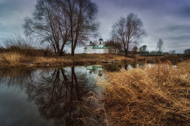 псков, пейзаж, монастырь ***photo preview