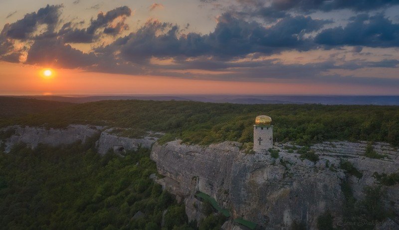 пейзаж,дрон,закат,рассвет,монастырь,горы,крым,россия,природа,вечер,лето,фототур \