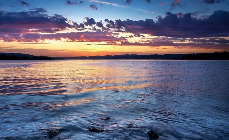 Вечер на озере...photo preview