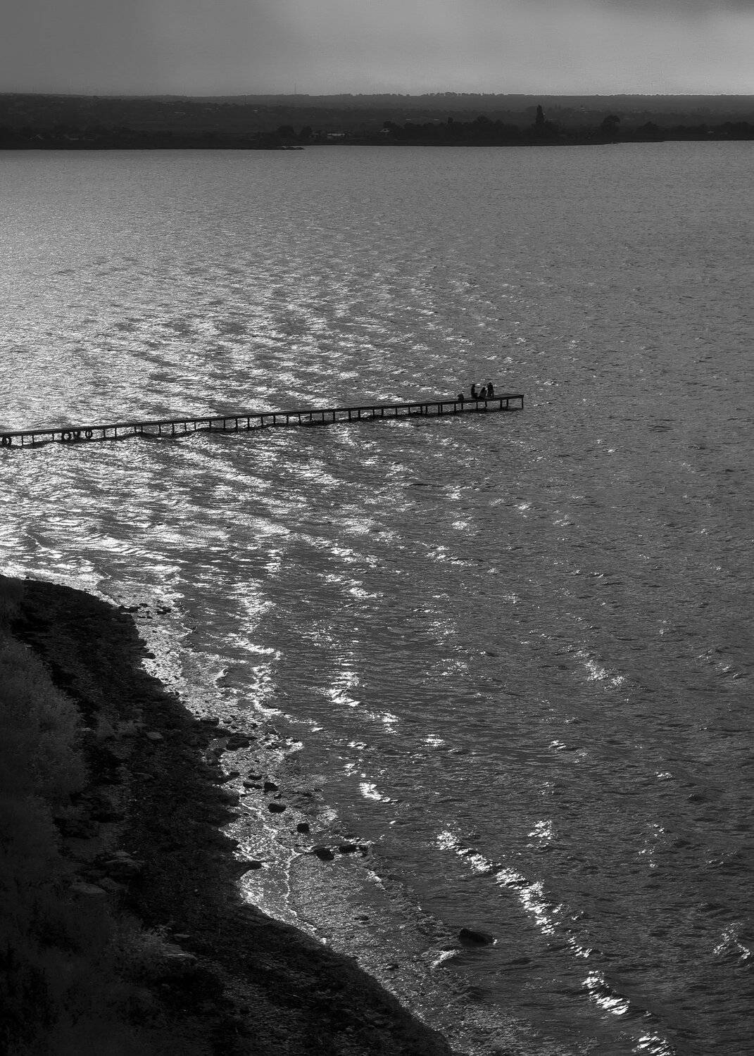 Dniester Estuary. Автор: Полина Хрол estuary, fortress, ukraine, dniester, blackandwhite ,water, waterscape, пейзаж, чб, чёрно-белое, белгород-днествровский лиман, белгород-днестровск, лиман, украина, аккерман, Полина Хрол