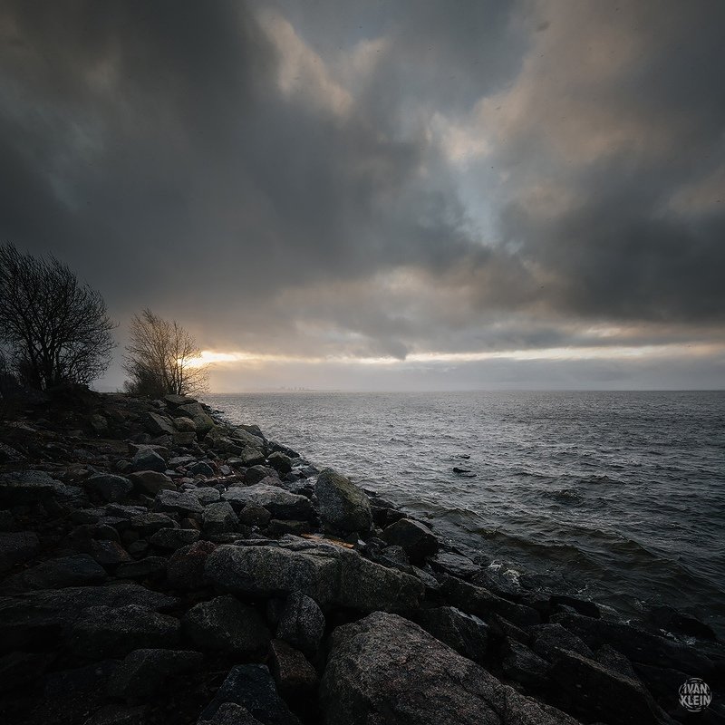 зима, декабрь, море, залив, спб, питер, санкт-петербург, петербург, лахта, волны, снег, свет, пейзаж, берег Финский заливphoto preview