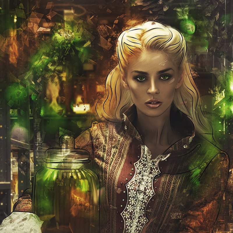 арт-портрет по фото из инстаграмаphoto preview