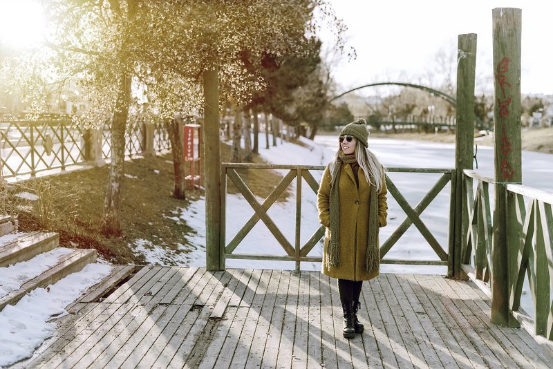 portrait, sun, seaport, trees, water, cold, türkiye, eskişehir winter sunphoto preview