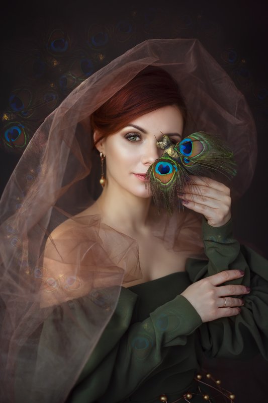 портет, женщина, креативная фотосессия, арт photo preview