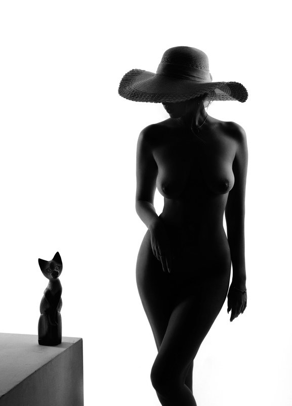 ню, фотосессия, эротика, арт-ню, nude, bnw, фотограф, коекин константин, чб, art, nu, koekinphoto девушка и кошкаphoto preview