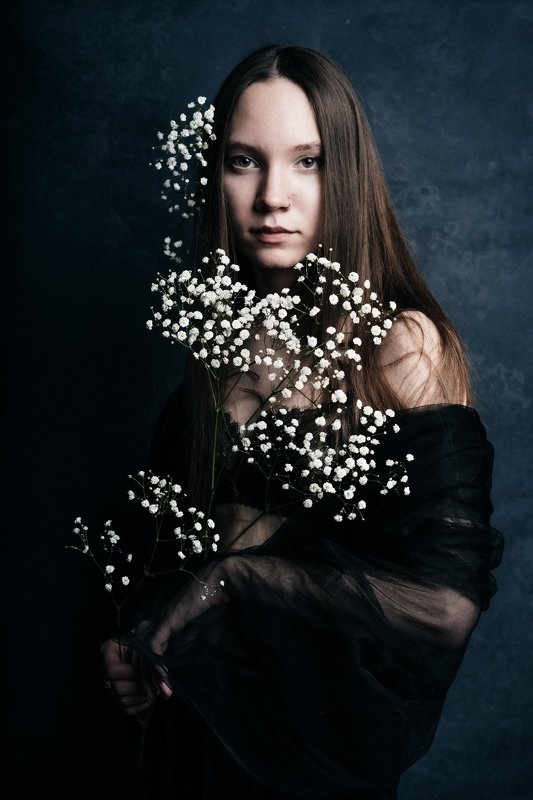 портрет, девушка, студийный портрет, студия Полинаphoto preview