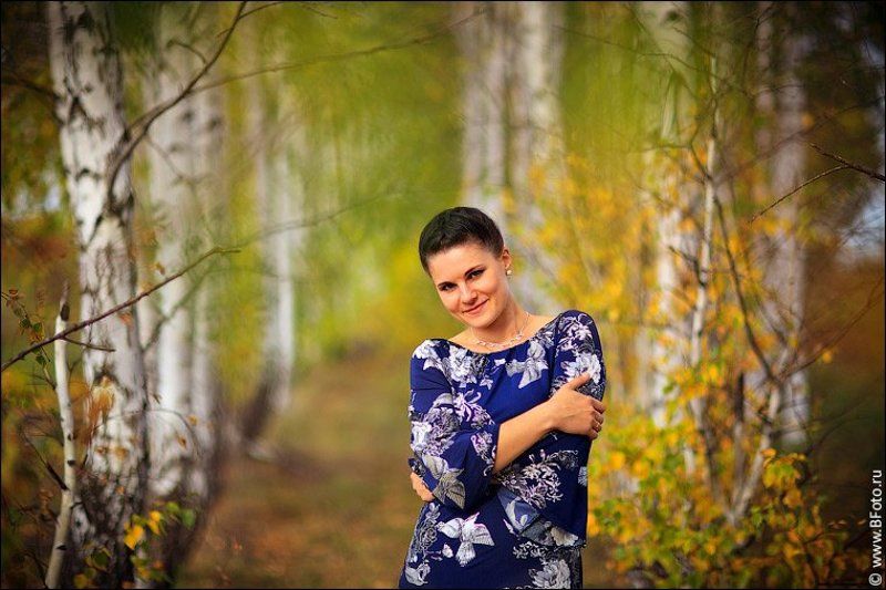 девушка, осень, портрет photo preview