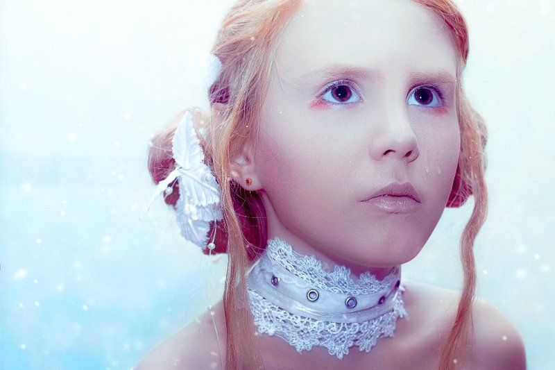 девушка,портрет,ребенок,губы,снег,слезы Grand Princessphoto preview