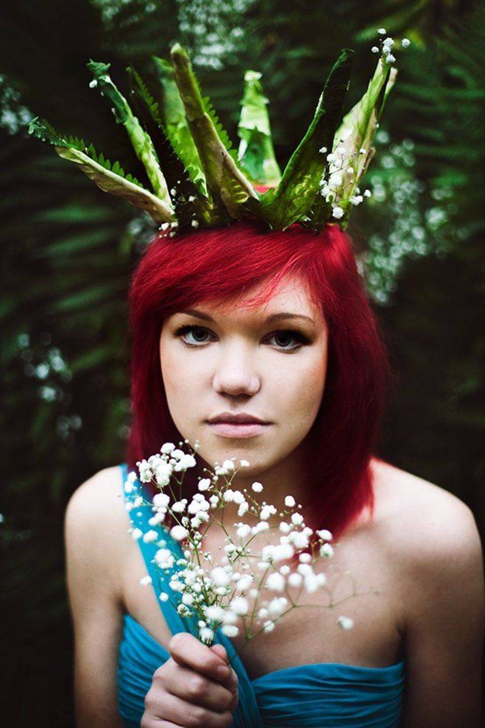 девушка, лес, королева, сказка, корона, Дарина Рябченко