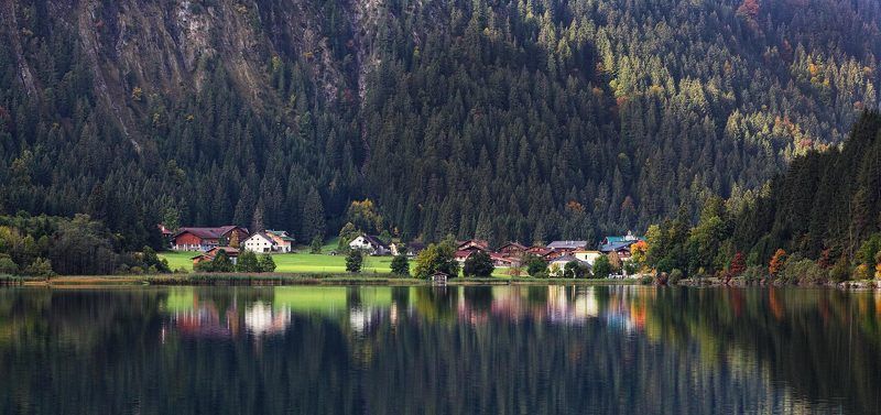 австрия, горы,озеро /////photo preview