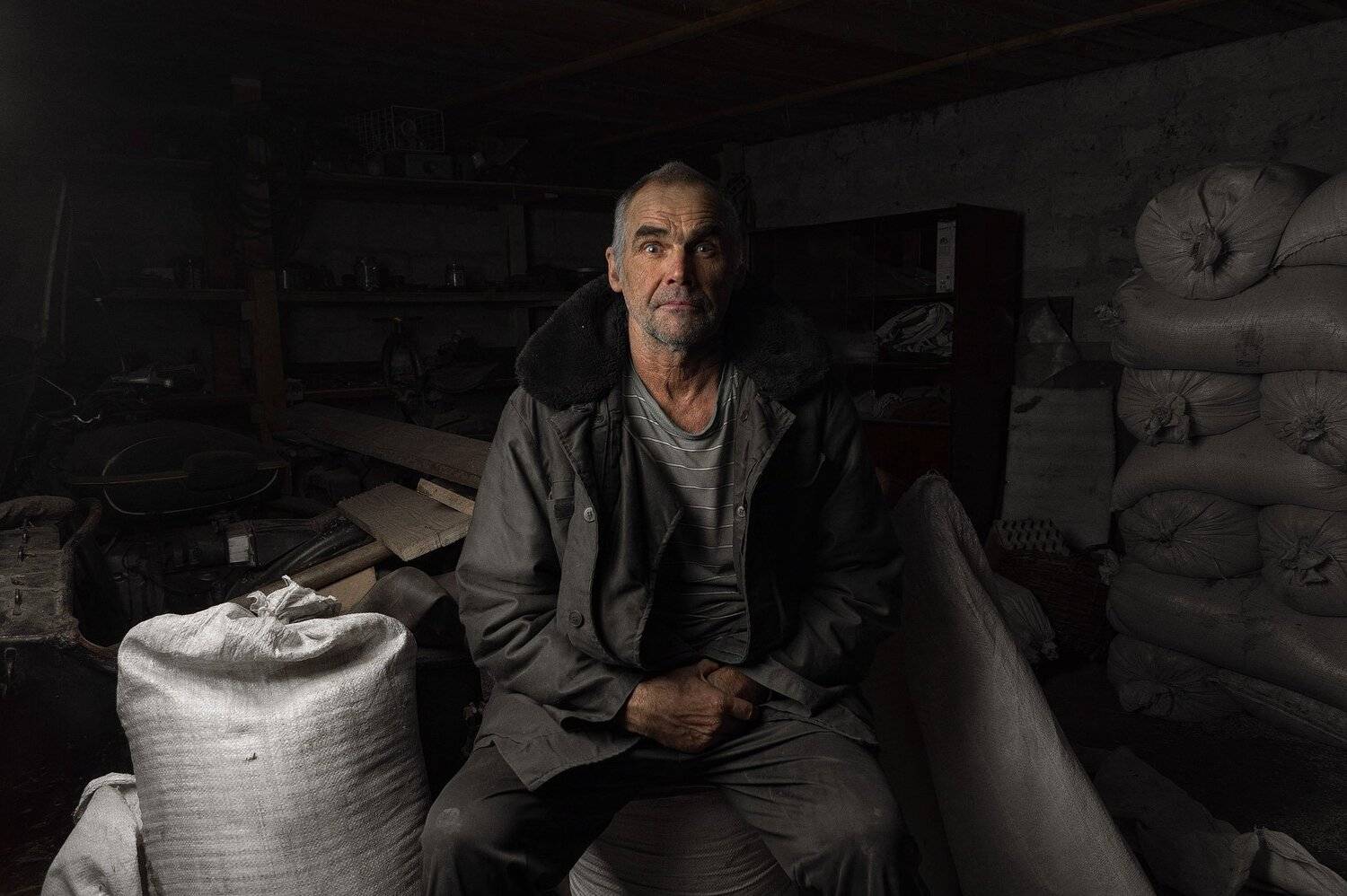 Батя. Автор: Георгий Шпунтов портрет, мужчина, деревня,свет,классика,, Георгий Шпунтов