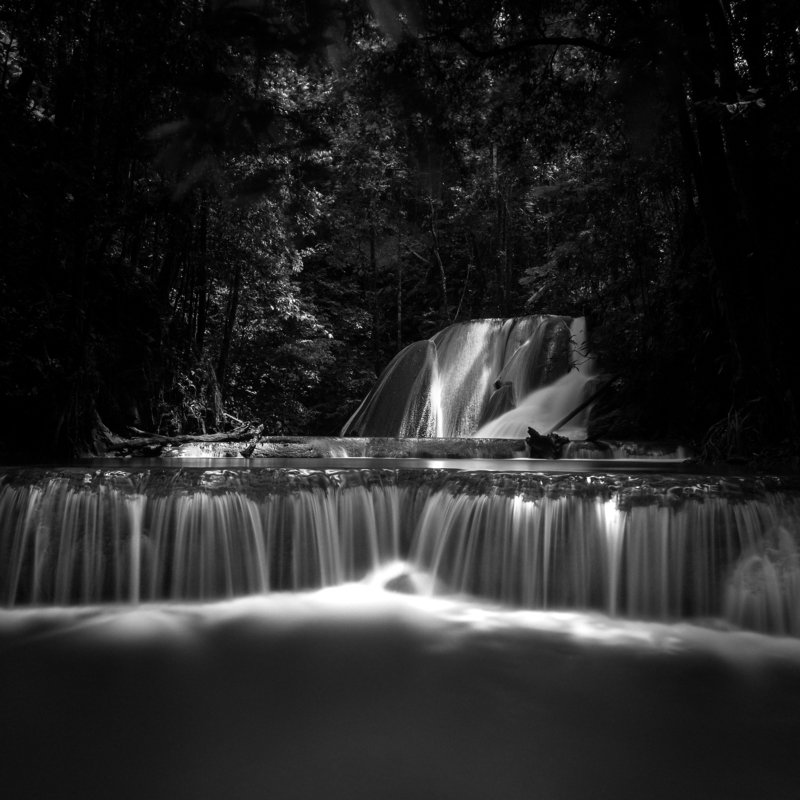#Blackandwhite #Landscape # Waterfallphoto preview