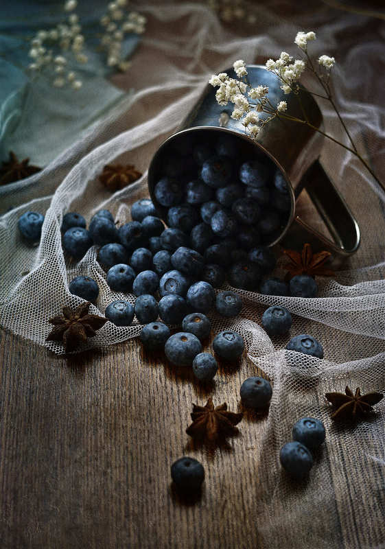натюрморт, голубика, ягоды, россия, голубое, текстура, винтаж, still_life Голубикаphoto preview