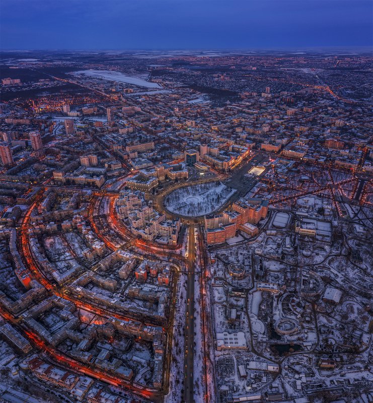 украина, харьков, зима, вечера Вечерних улиц паутина...!photo preview