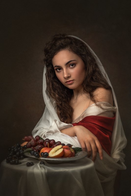 женщина, девушка, портрет, женский портрет, взгляд, глаза, студийный портрет Зояphoto preview