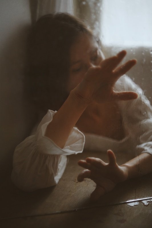 дождь с гортензиейphoto preview