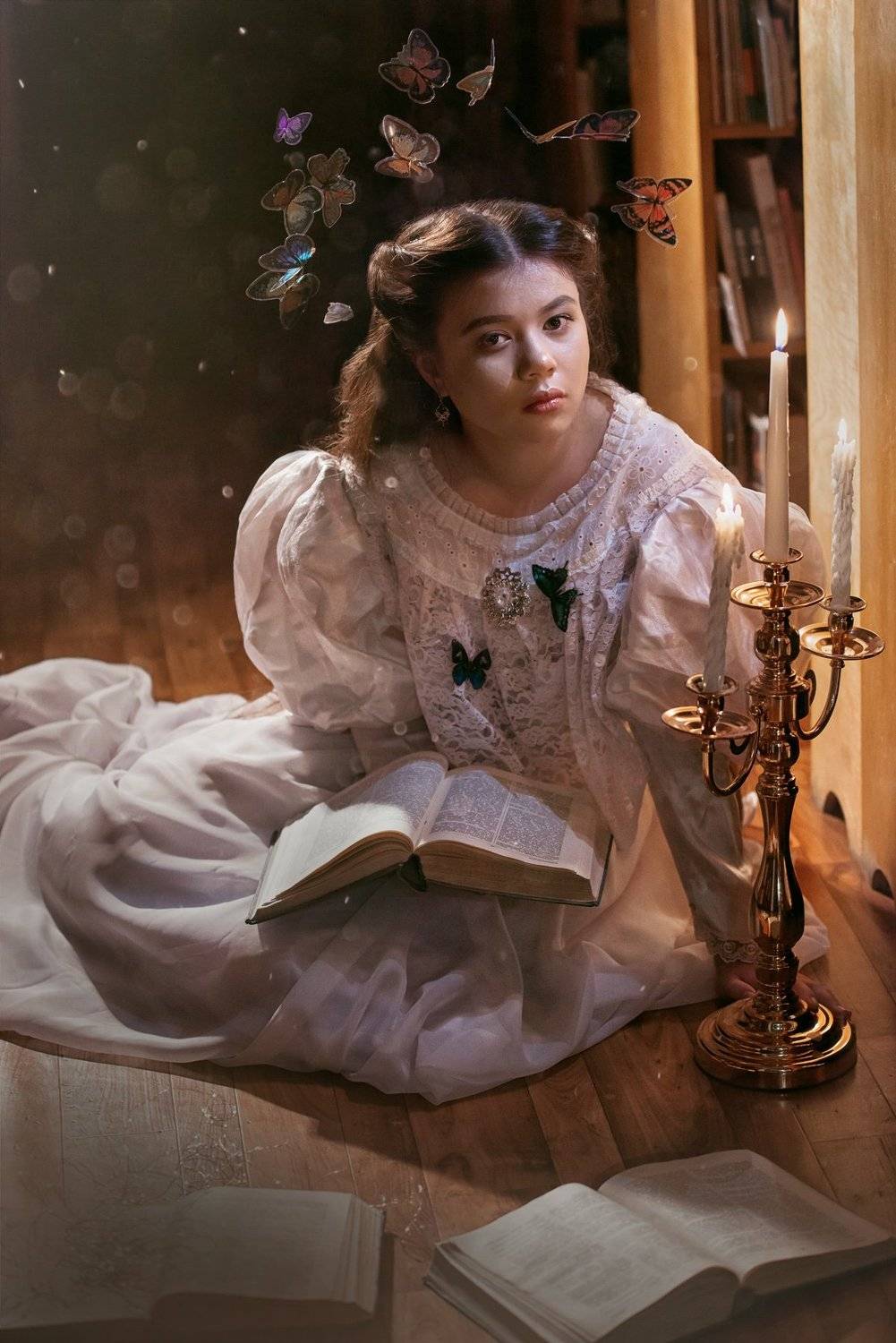 victorian girl butterfly, Мария Луцук