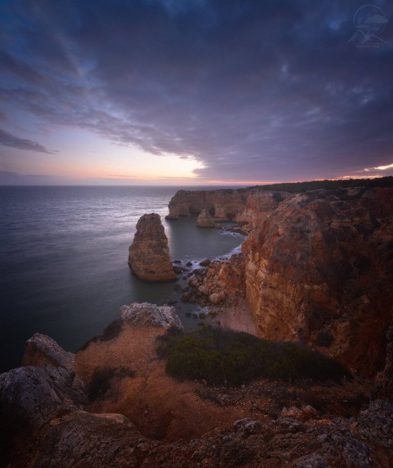 Praia da Marinha. Автор: Анатолий Гордиенко marinha, пляж, португалия, закат, вечер, Анатолий Гордиенко